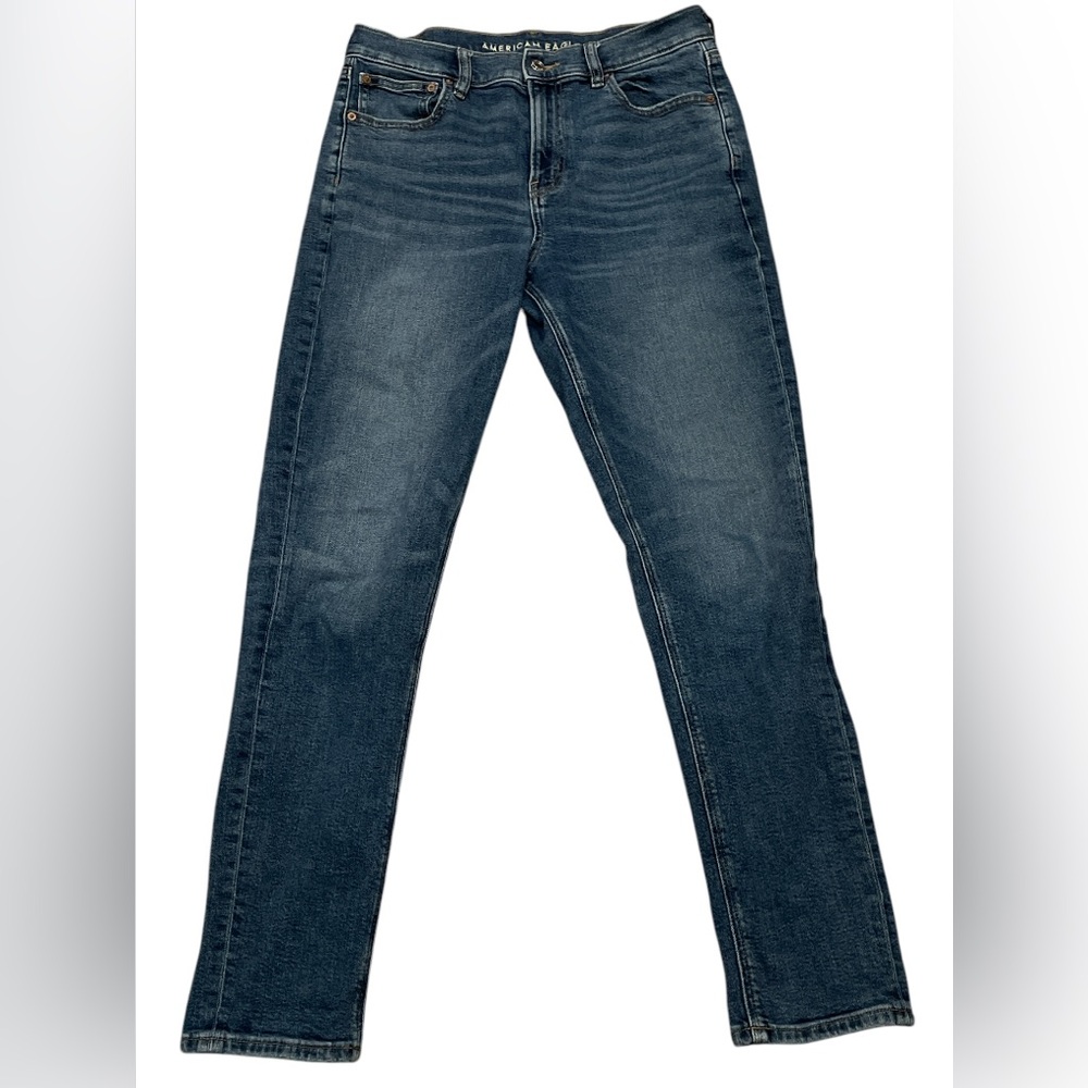 American Eagle Outfitters Women's Skinny Jeans - Dark Blue